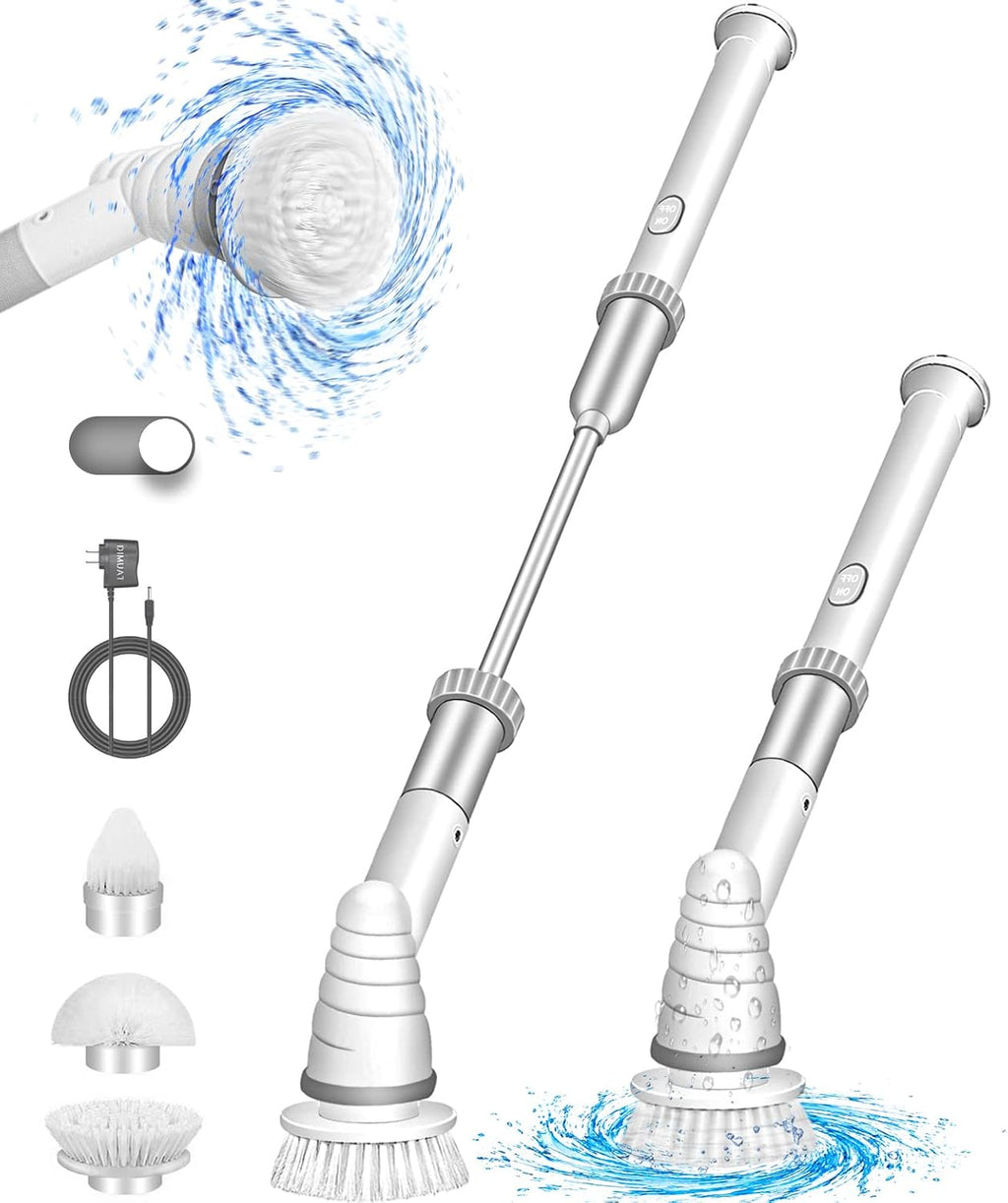 Electric Spin Scrubber, Cordless Bathroom Cleaner, Pack of 2 X7560