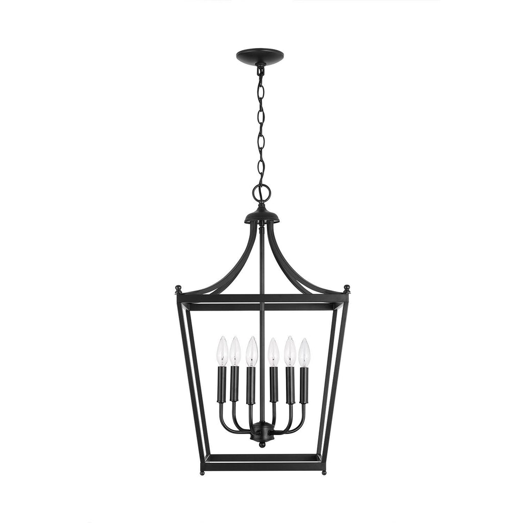 6 Light Brushed Nickel Foyer B58554