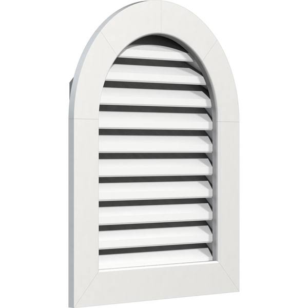 Round Top PVC Gable Vent L34620