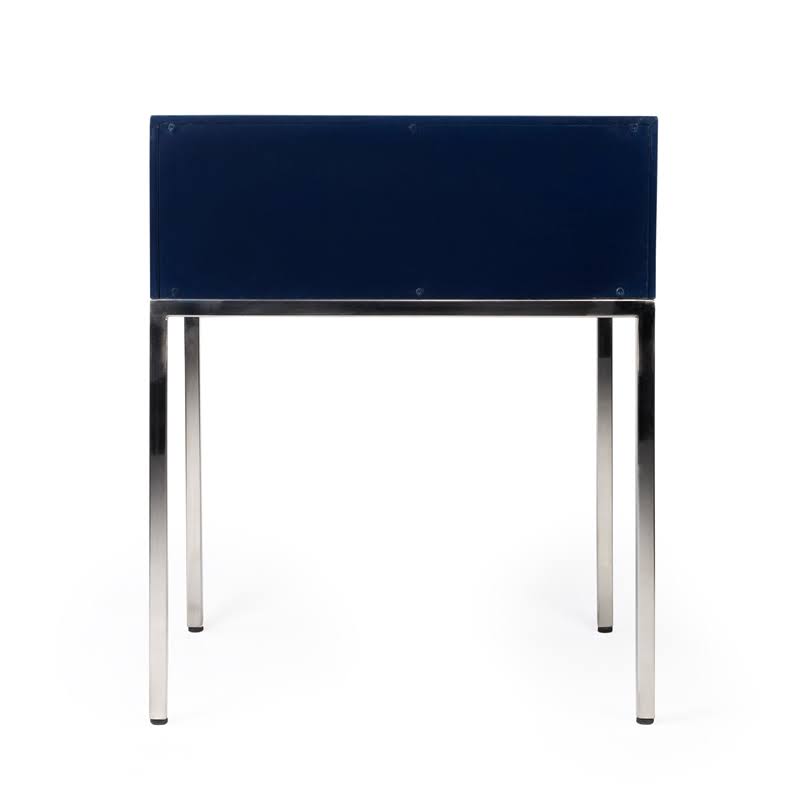 Blue & Silver End Table M685
