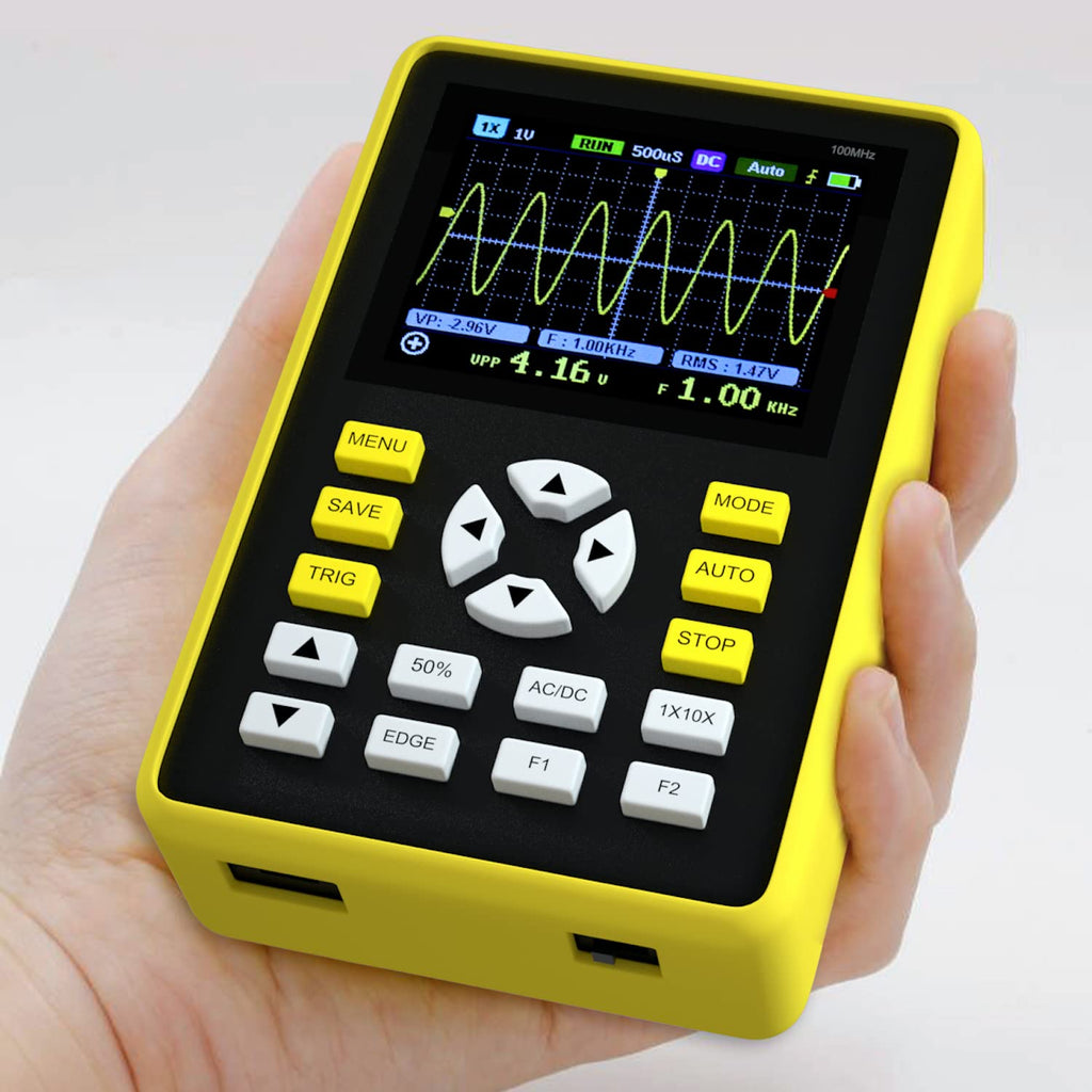 2.4-inch Digital Handheld Pocket Oscilloscope 500MS/s 100MHz Pack of 2 P269