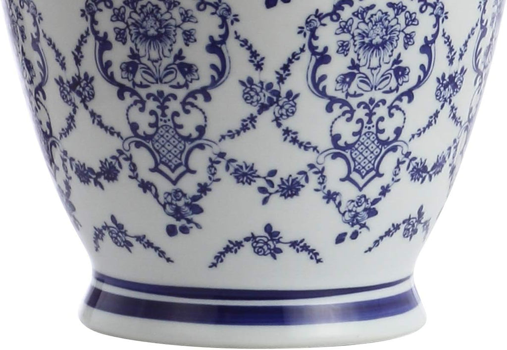 Blue/White Chinoiserie Ceramic LED Table Lamp E9456