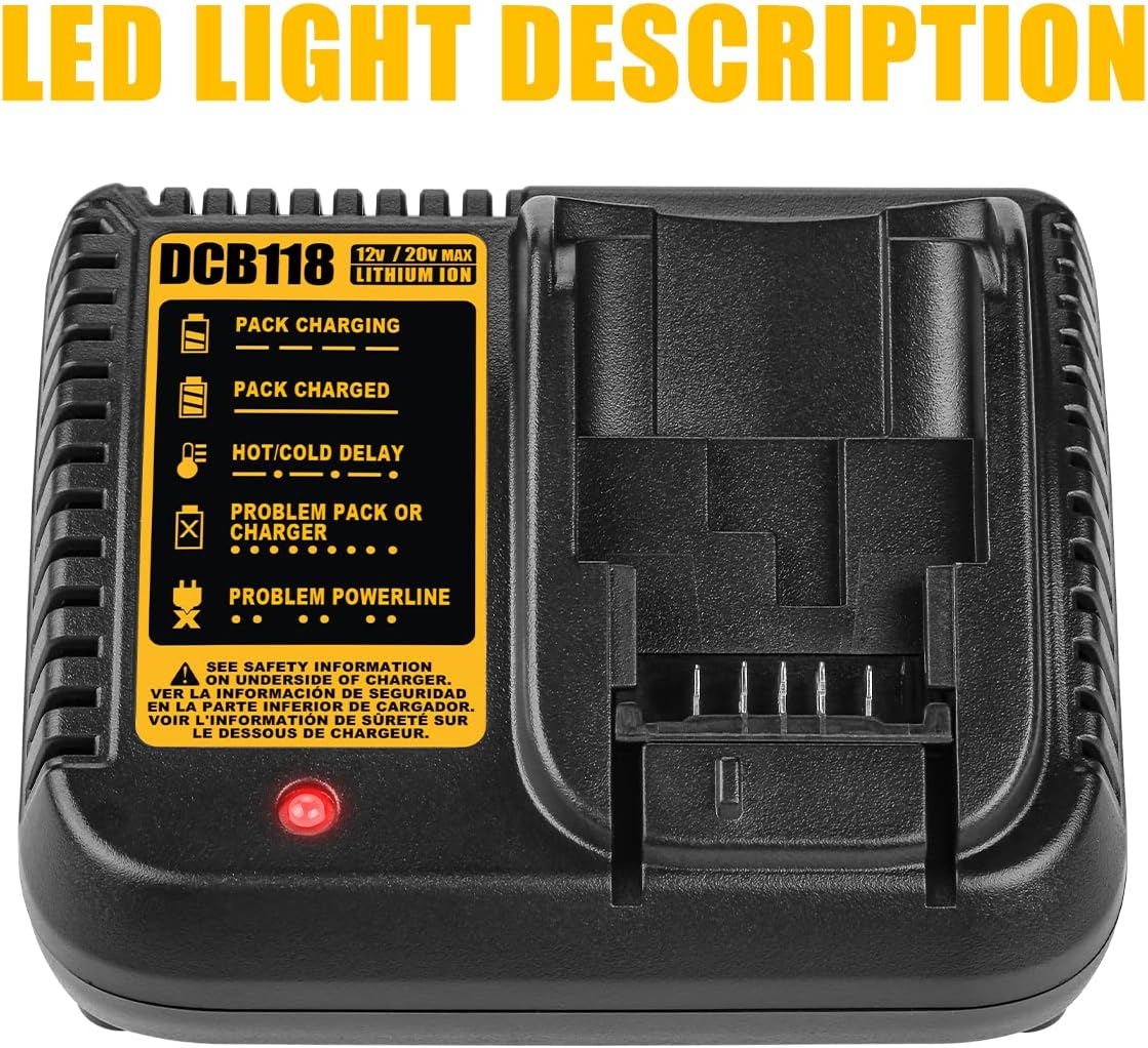 2 Pack 20V Lithium Battery Charger Kit L274