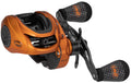 Baitcast Fishing Reel, Left-Hand Retrieve, 7.5:1 Gear Ratio, 10 Bearing System, Orange U712