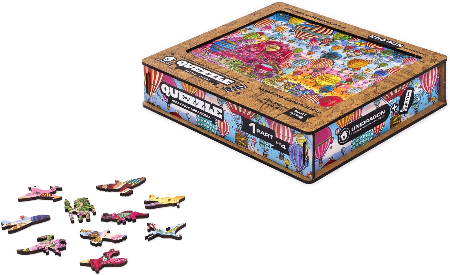 Wooden Jigsaw Puzzle, 250 pcs, 14.1 x 9.8 D94062