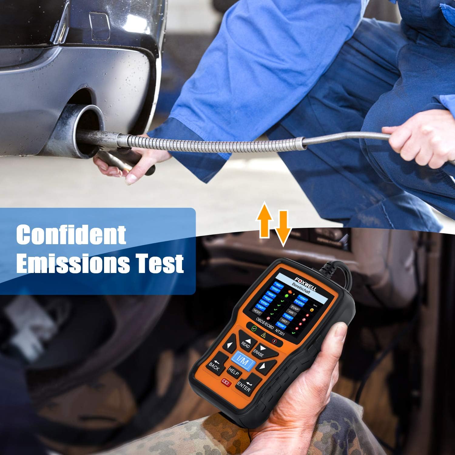 OBD2 Scanner Diagnostic Code Reader Tool Pack of 2 M78661