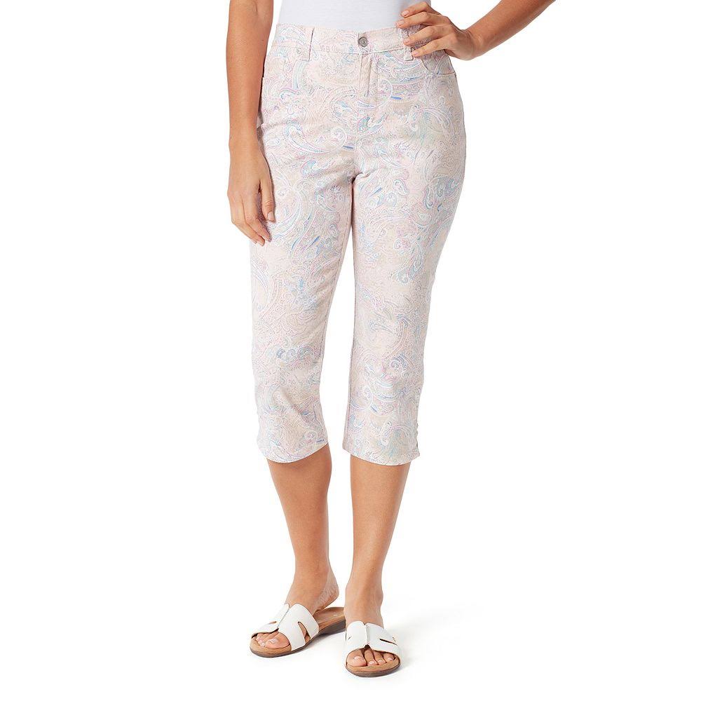 Petite Printed Capris U524713
