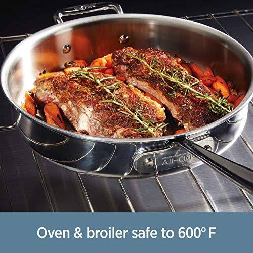 Stainless Steel 3-Ply Saute Pan with Lid M704