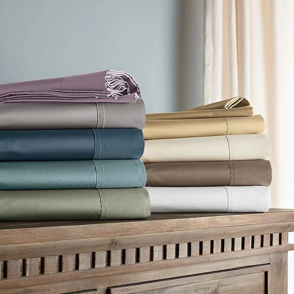 Supima Cotton Sateen Deep Pocket Flat Sheet California King S22322