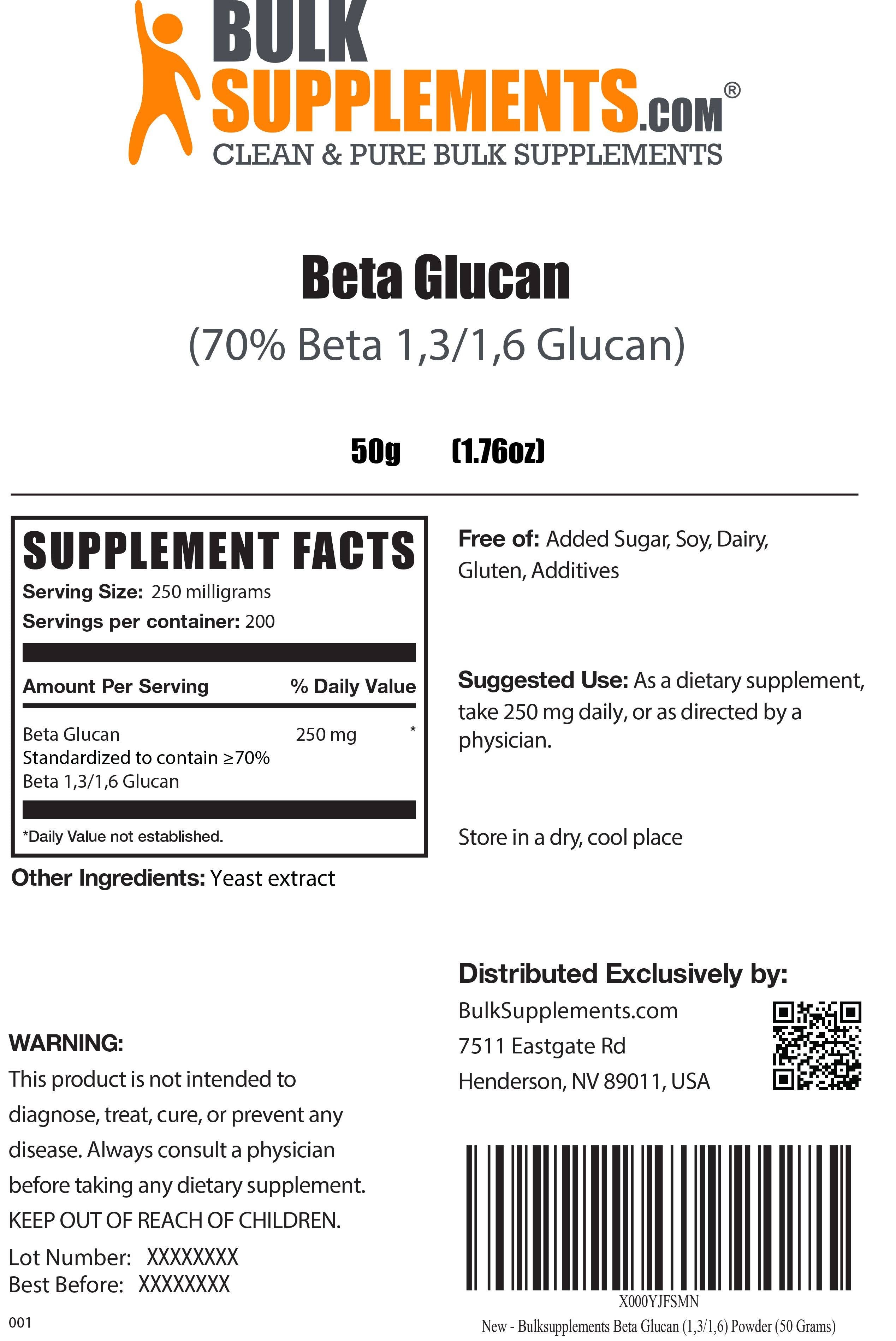 Pure Beta Glucan (1,3/1,6) Powder S749656