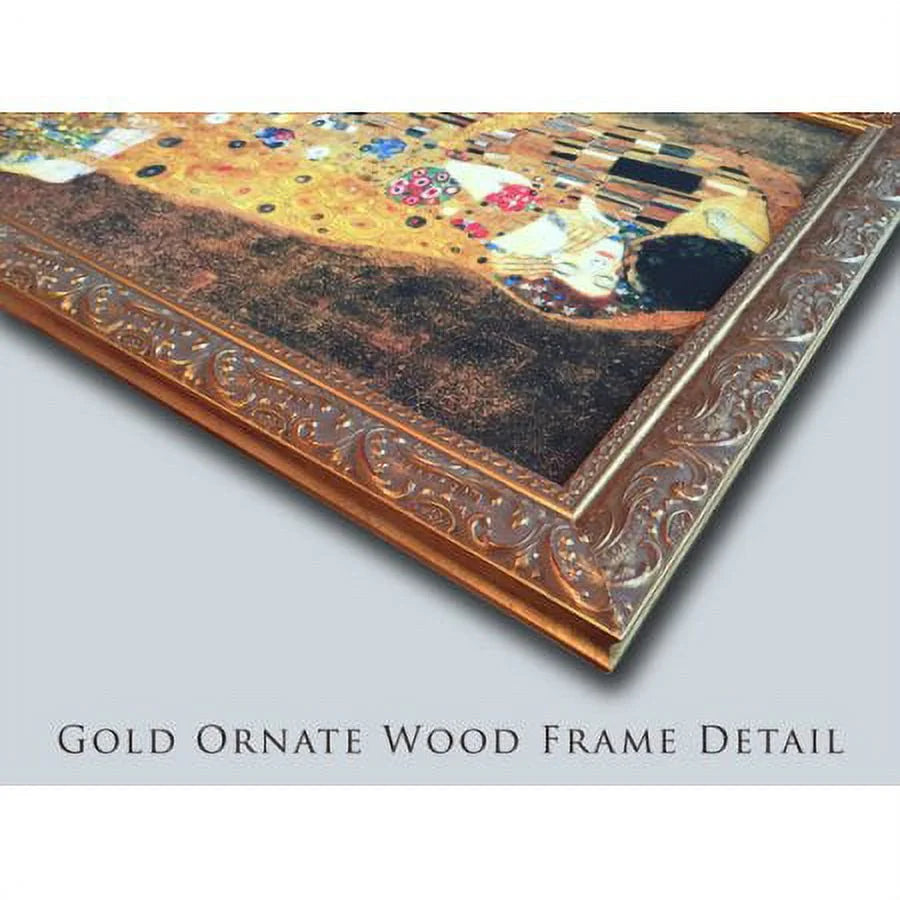 Gold Ornate Wood Framed Art Print P8153