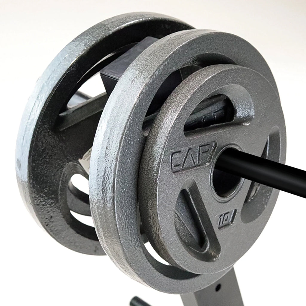 Hybrid Olympic and Standard Weight Plate Storage Rack U74247