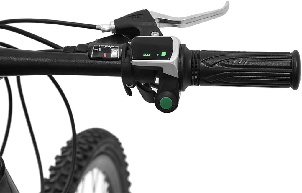 Electric Scooter Throttle Grip, 1 Pair Waterproof LCD Display Handlebar Grip W323727