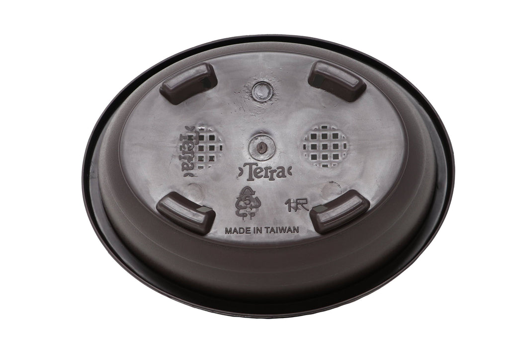 Oval Deep Brown Plastic Bonsai Training Pot V3545