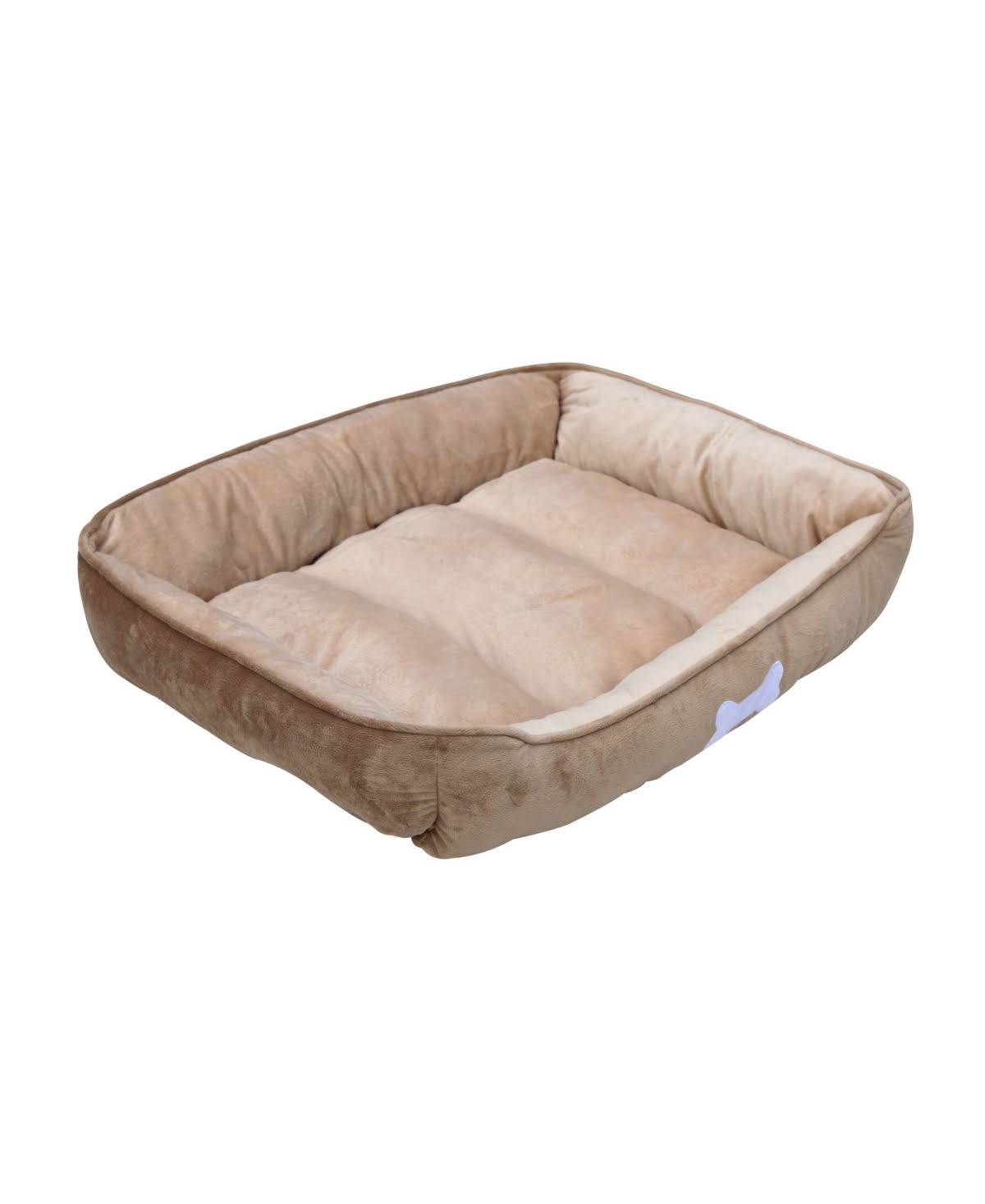 Brown Rectangle Large Dog Pet Bed F9657
