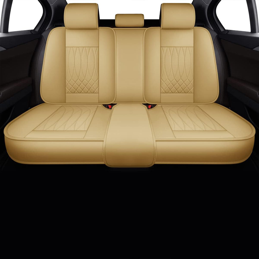 Black Leatherette Universal Full Set Seat Covers W765951