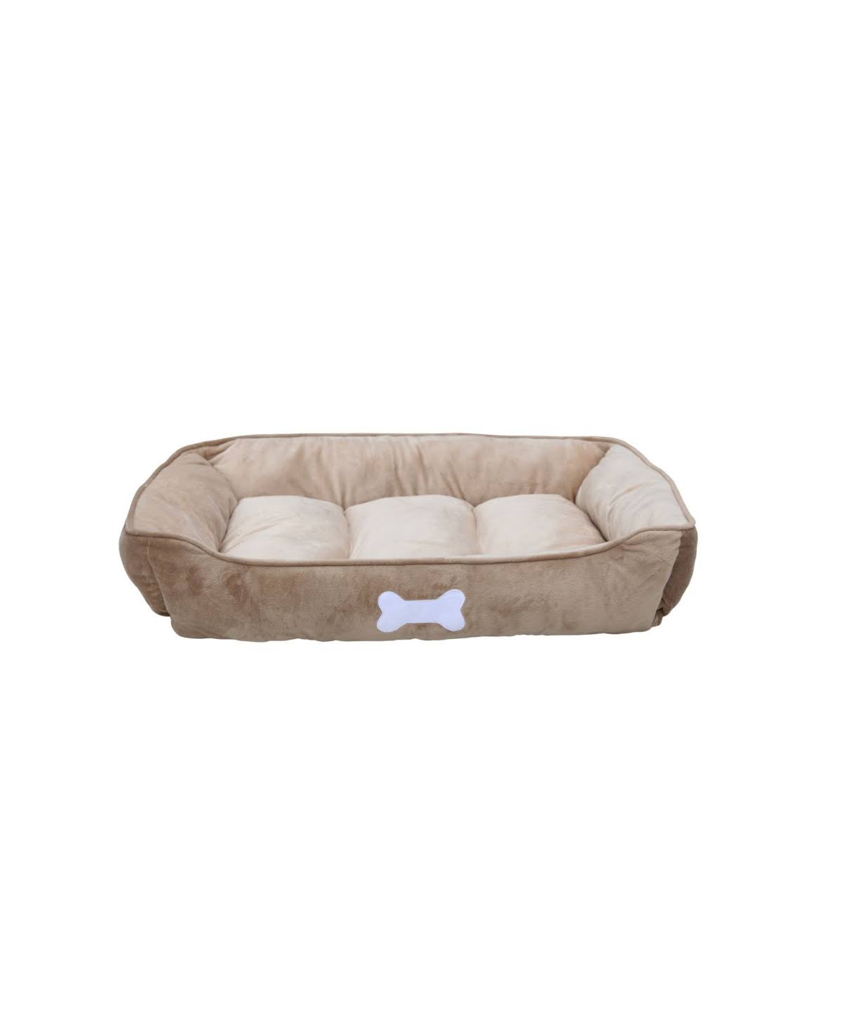 Brown Rectangle Large Dog Pet Bed F9657
