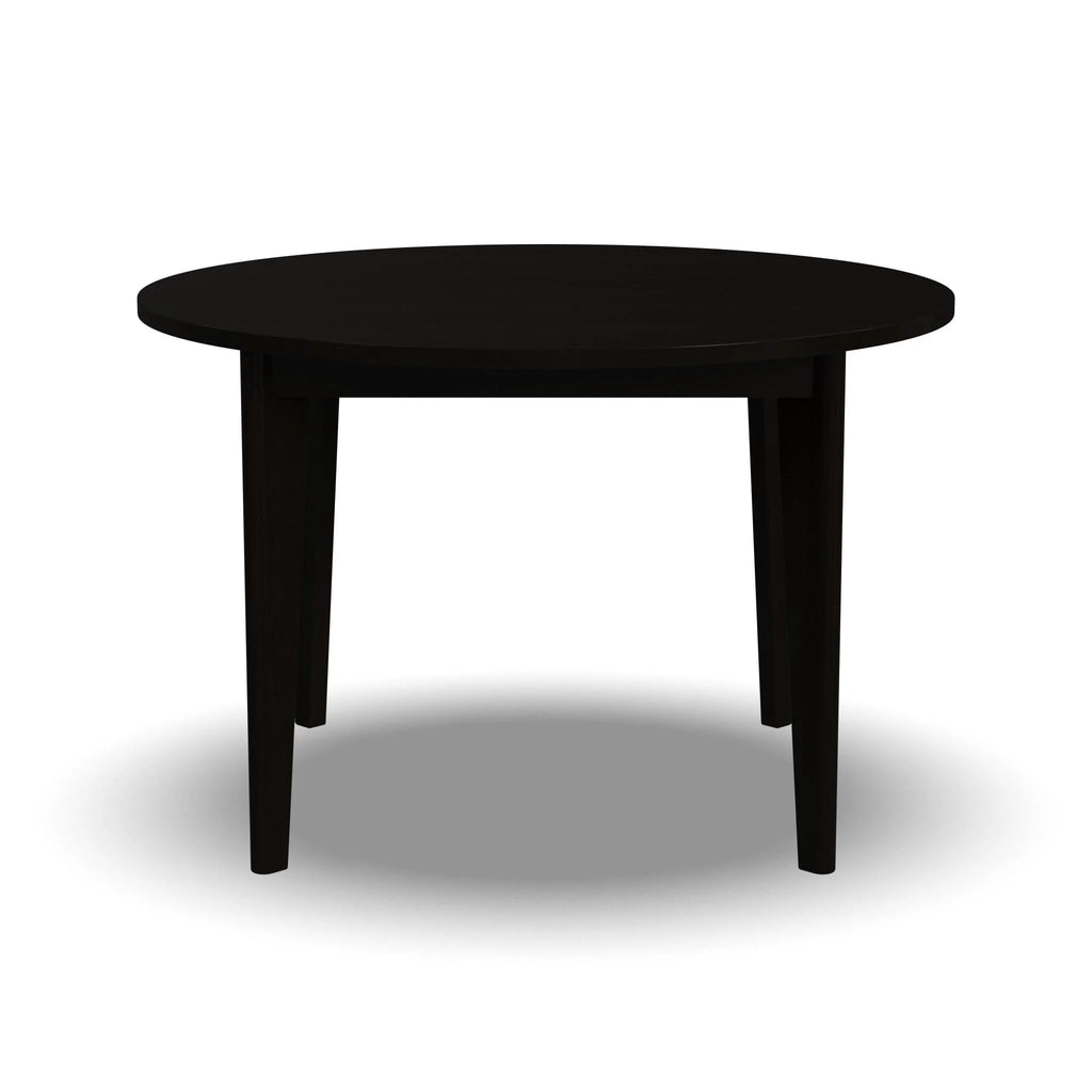 Black Round Wood Dining Table S41591