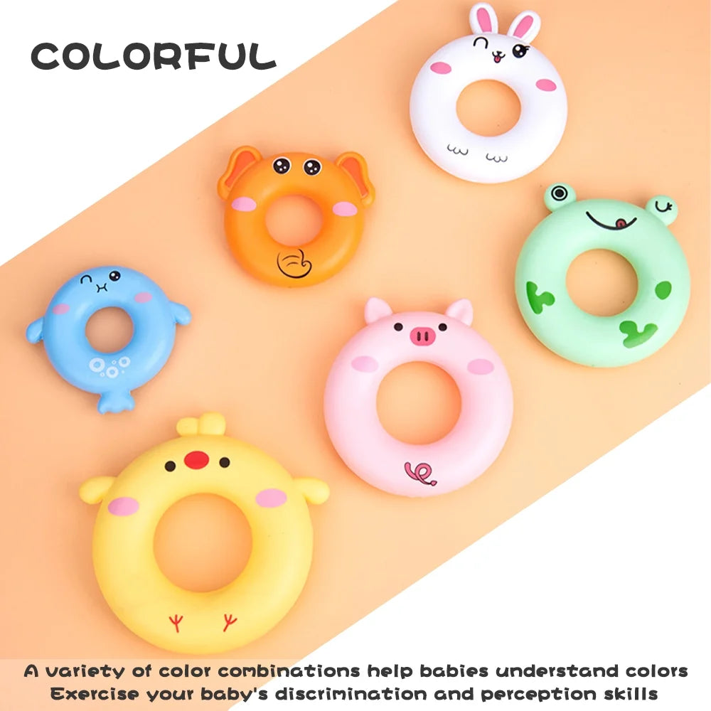 7 Pcs Soft Stacking Rings Toy M336