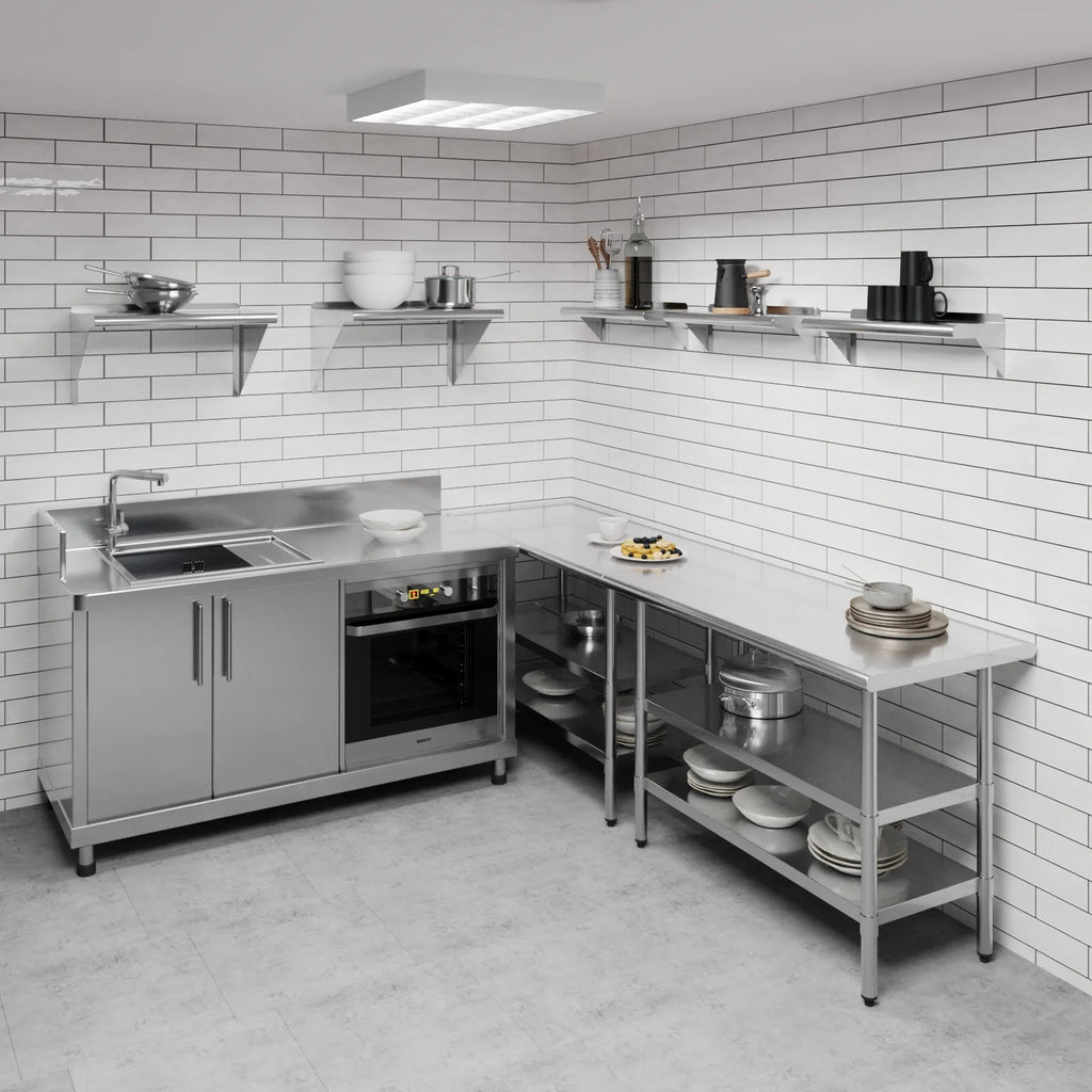 Stainless Steel Wall Shelf H14577