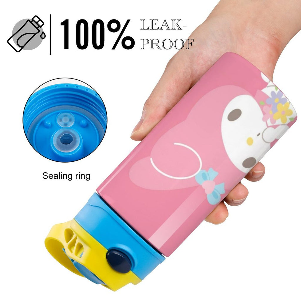 Stainless Steel Vacuum Insulated Water Bottle With Straw H71749
