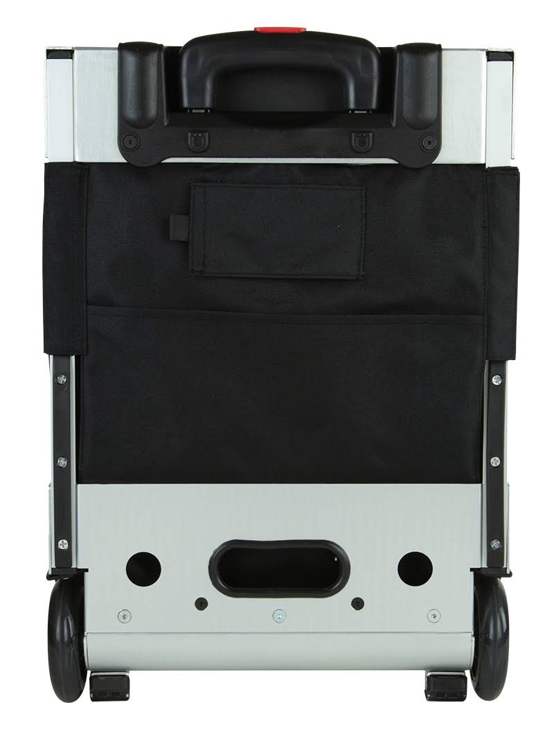 Black Artist Insert Bag with Silver Frame and Utility Pouch U88844