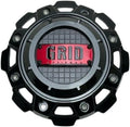 Gloss Black Red Logo Wheel Center Cap Pack of 2 V7648