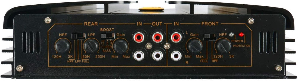 12V 4 Channel Car Audio Amplifier Aluminum Alloy Pack of 2 G52532