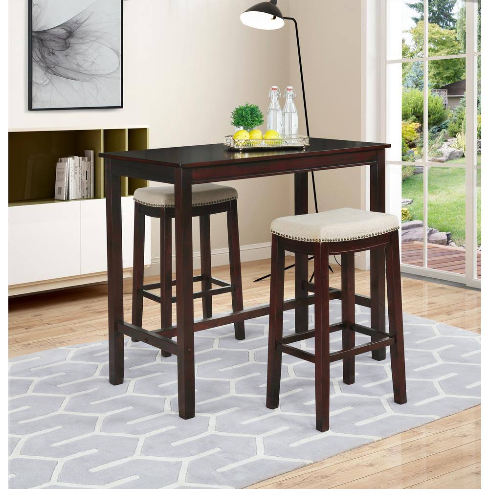 Brown Bar Height Pub Table G4986