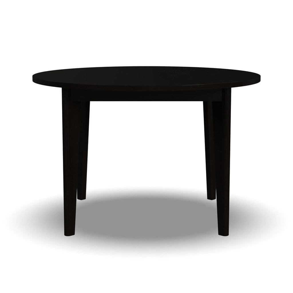 Black Round Wood Dining Table S41591