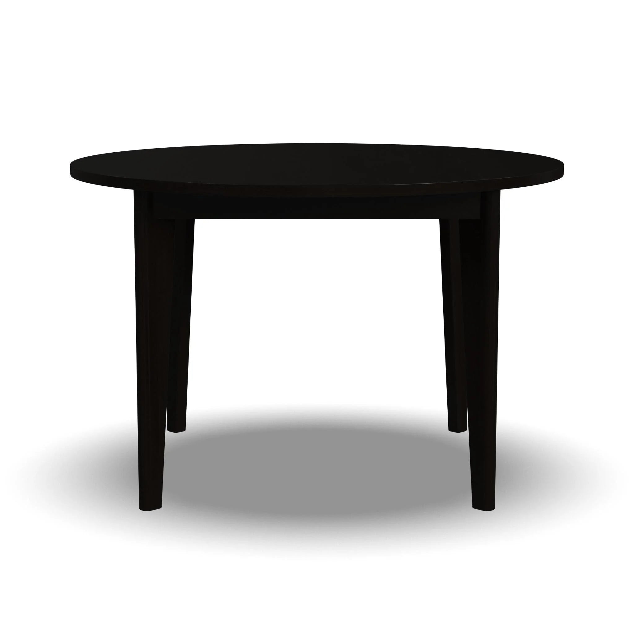 Black Round Wood Dining Table S41591