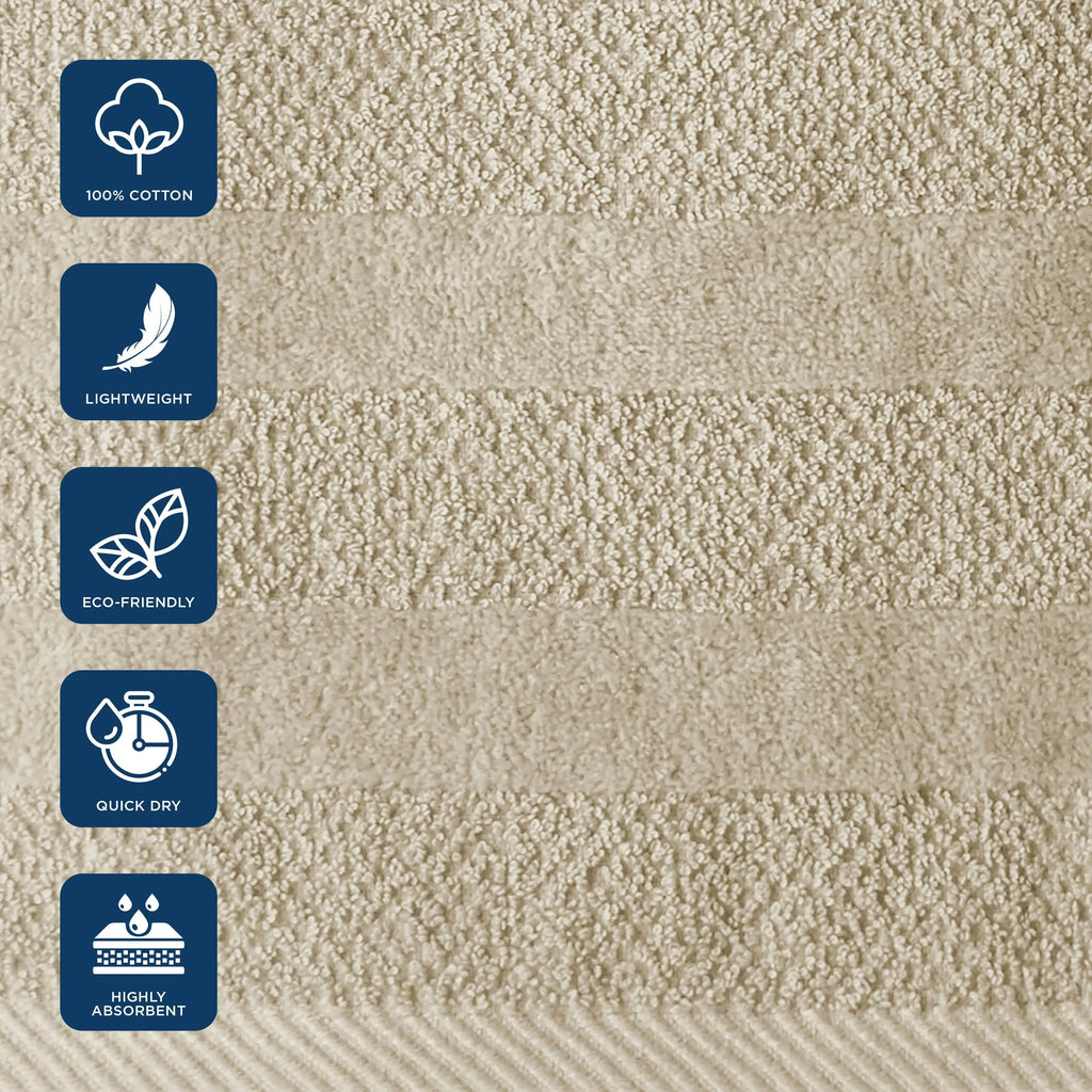 6-Piece 100% Cotton Towel Set Z115123