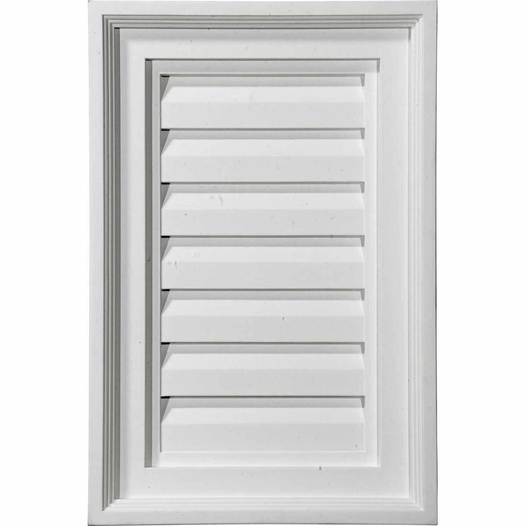 16x22W x 14x22H Vertical Urethane Gable Vent Louver M3615