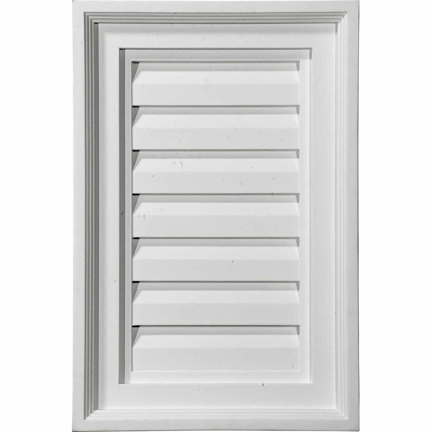 16x22W x 14x22H Vertical Urethane Gable Vent Louver M3615