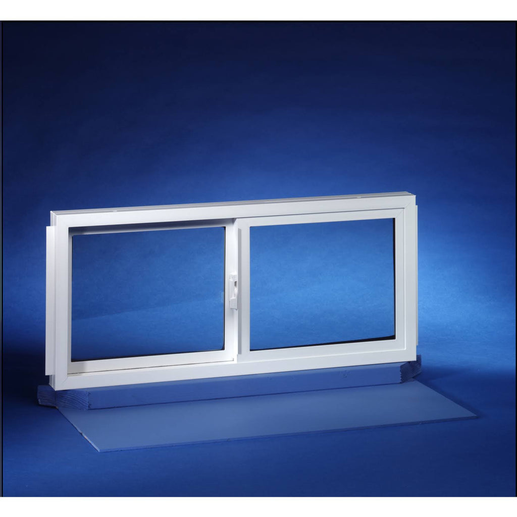 Double Slider Basement Window 32 x 18 in Vinyl I492