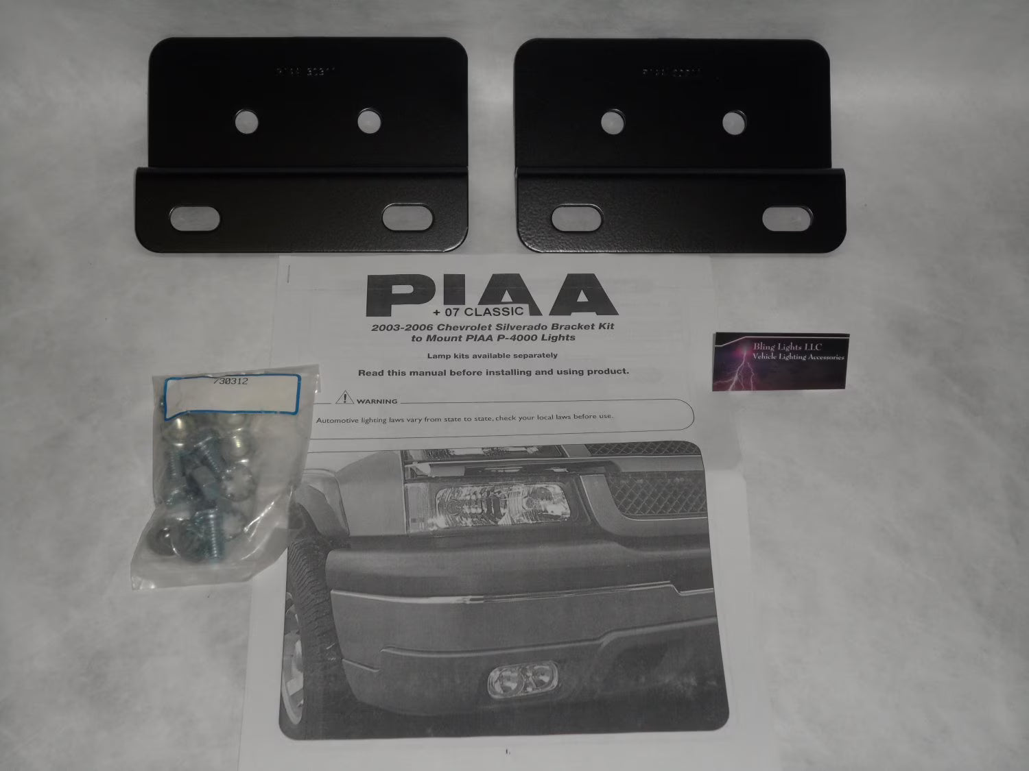 PIAA 30310 Mounts for P-4000 Lamps G95068