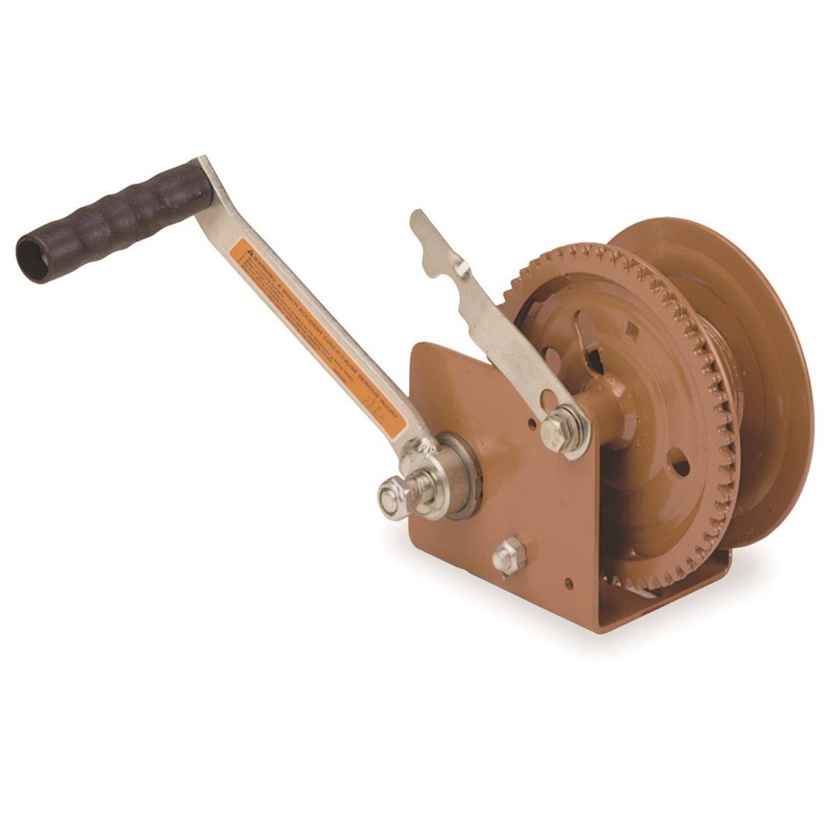 1,200-Lb. Hand Crank Winch with Automatic Brake T522