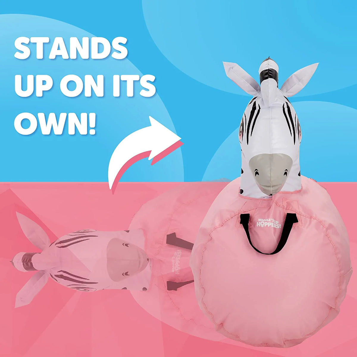 Black Zebra Hopping Animal Bouncer X68766
