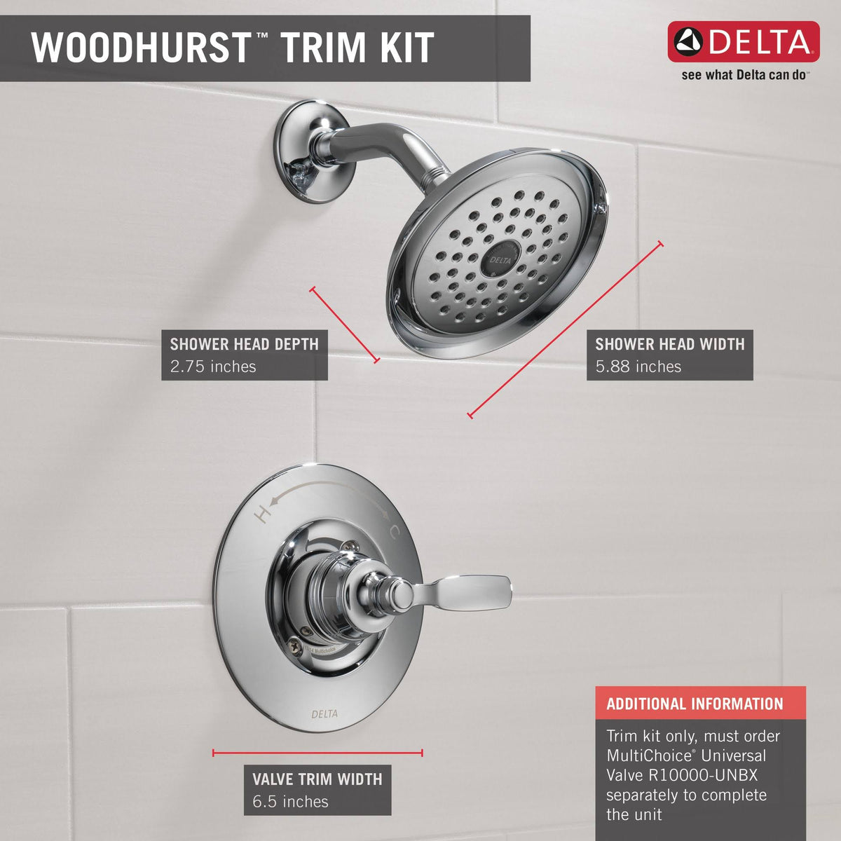 Venetian Bronze Shower Trim P180