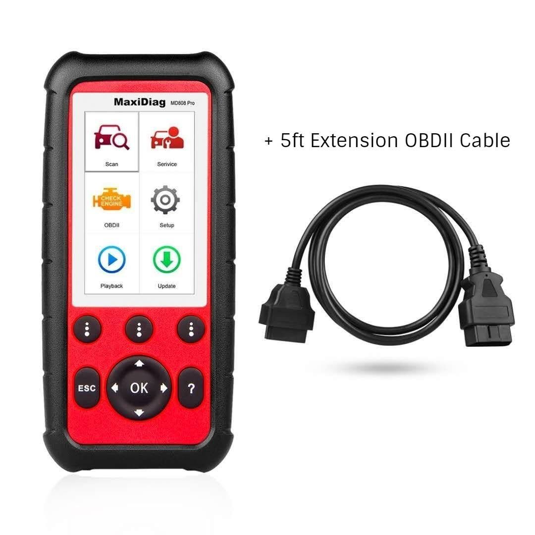 OBDII Scanner with 5ft Extension Cable T439799