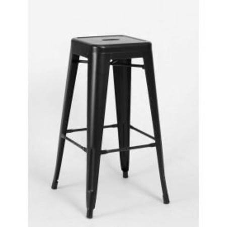30x22H Steel Barstool Black 4/Pack E2431