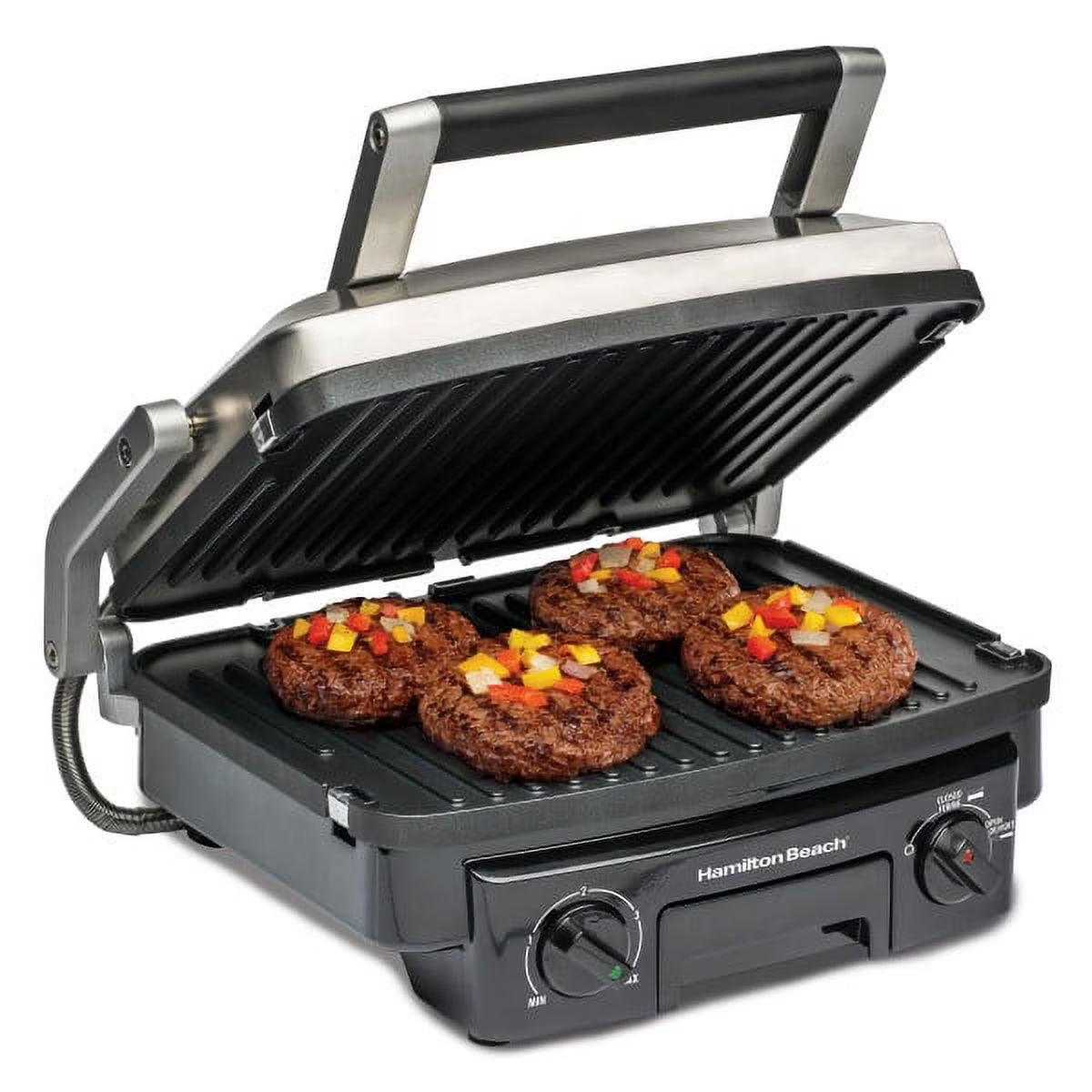 Contact Grill with Reversible Grids X52720