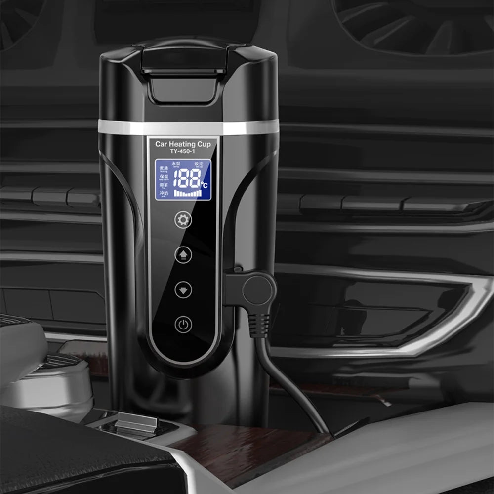 12.0V 24V Car Truck Heated Water Cup Electric Kettle H52620