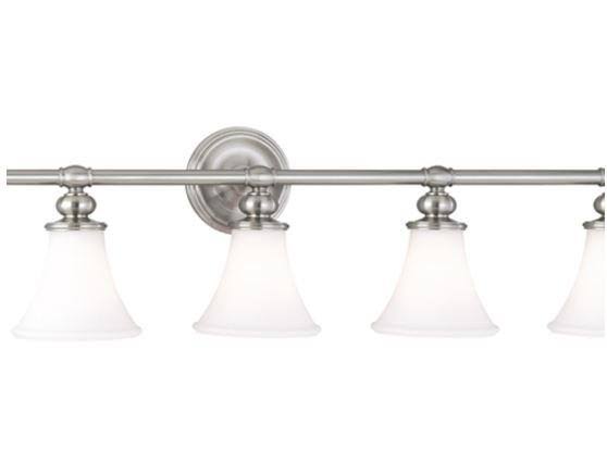 5 Light Bath Bracket, Satin Nickel J1839