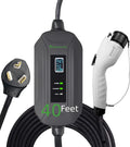Portable Level 2 EV Charger, 16Amp, 30 Feet Lengths U508142