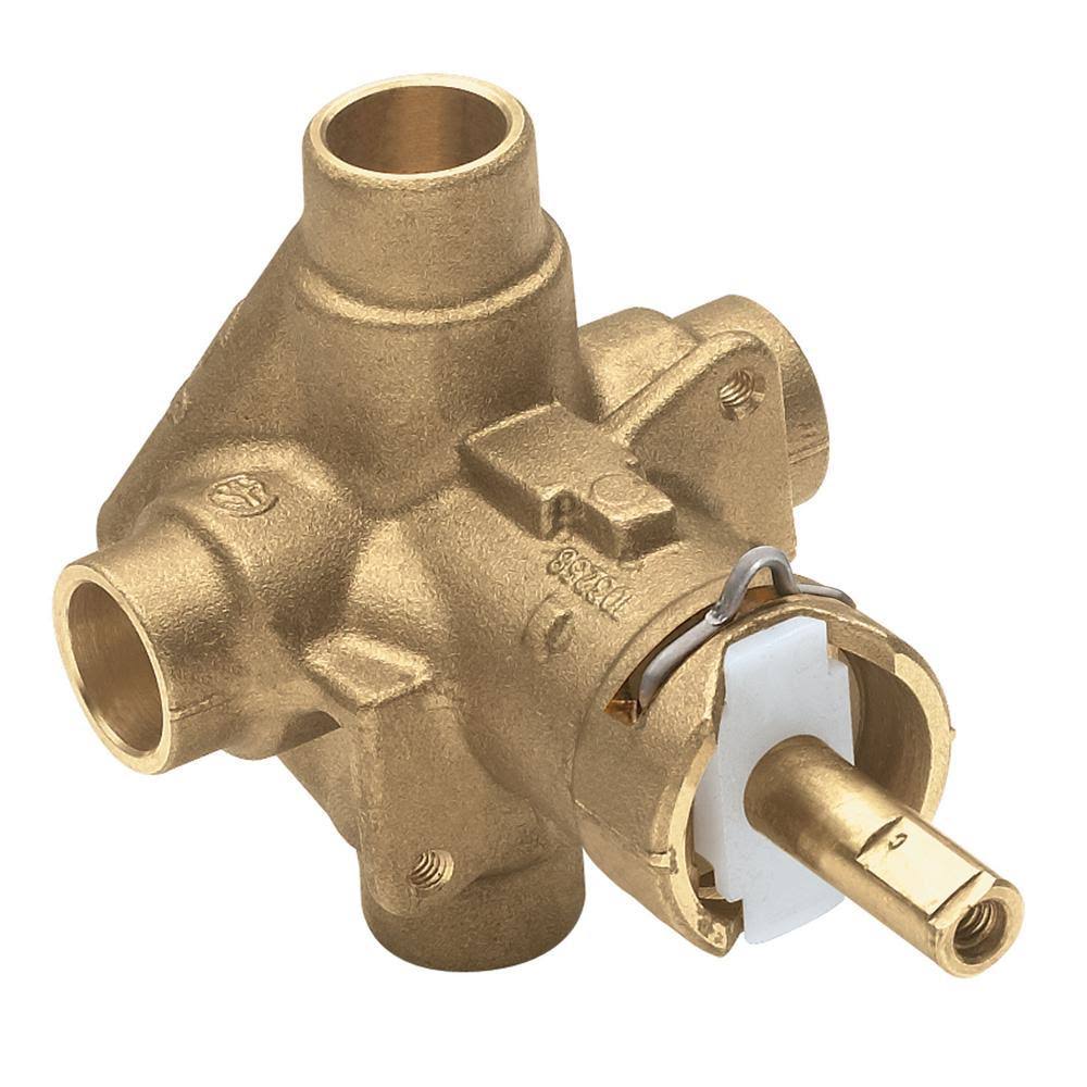 Brushed Nickel Single-Handle Shower Faucet with Valve G10398