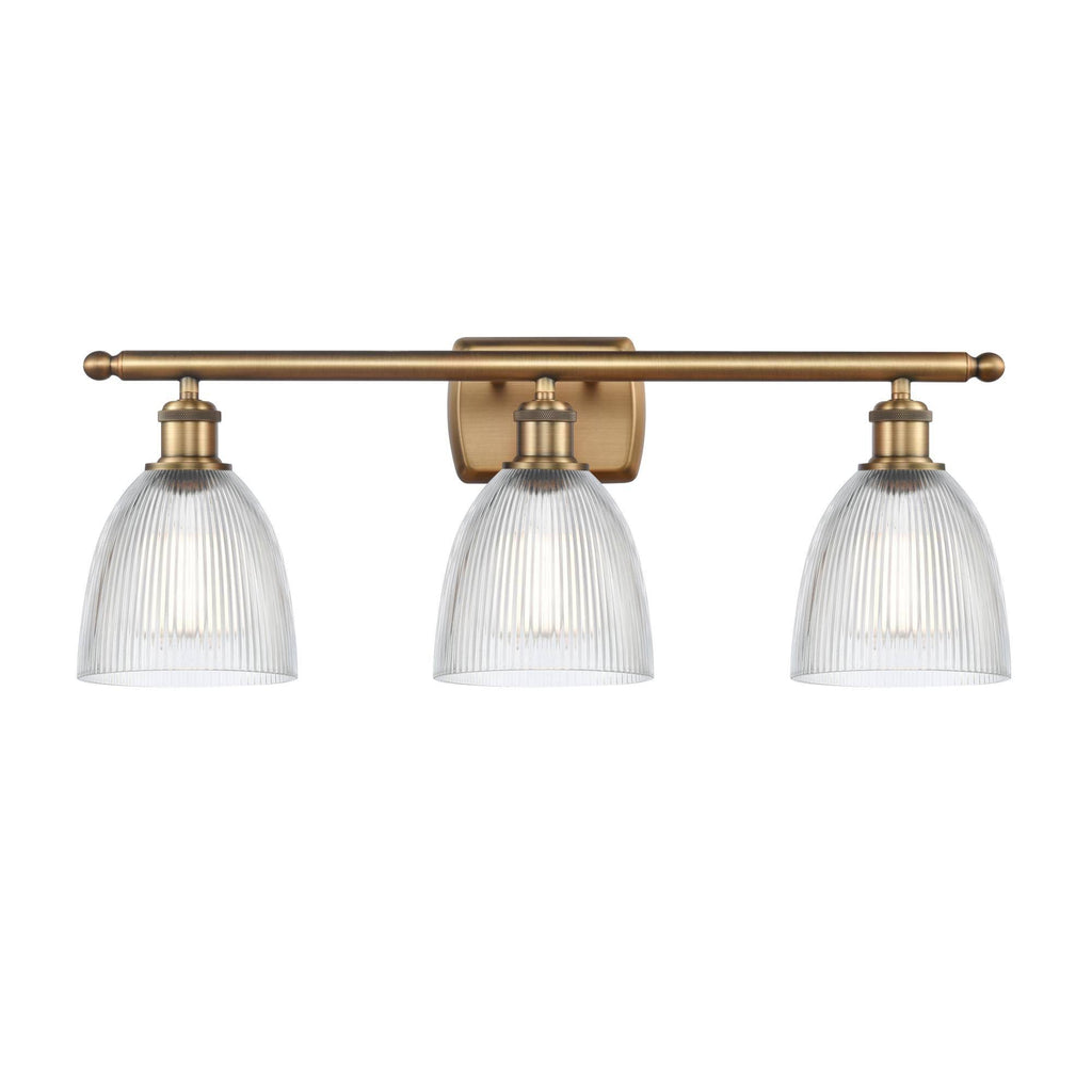 Brushed Brass 3 Light Bath Vanity Light H355