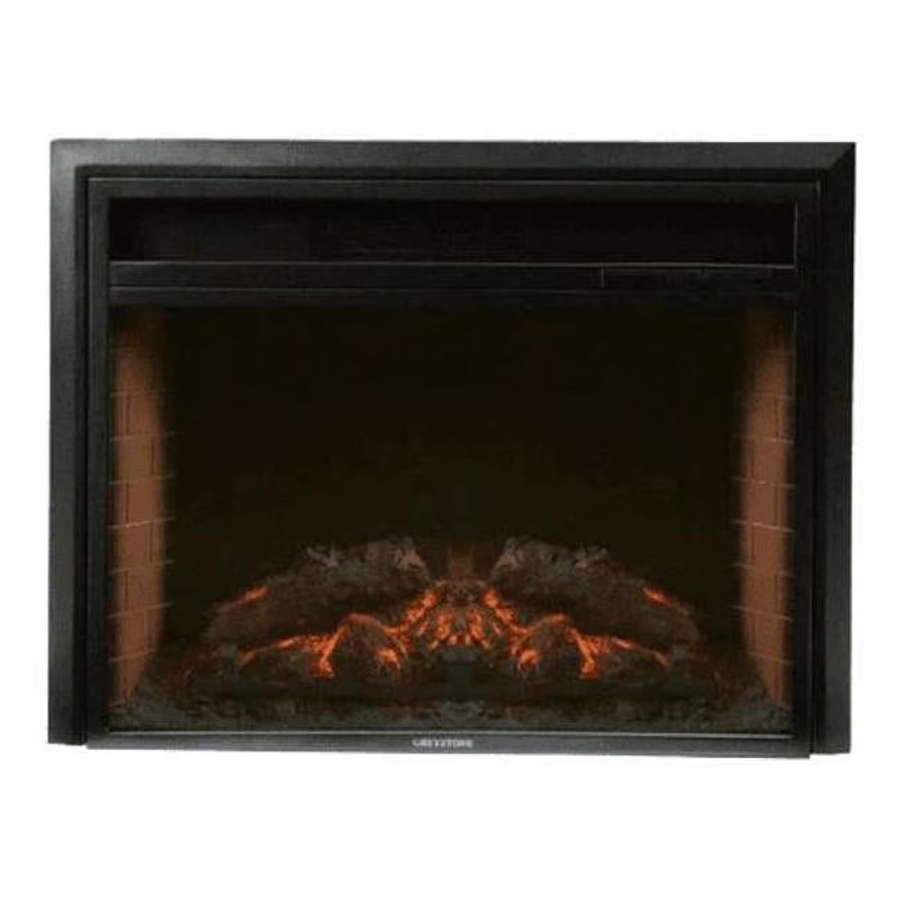 26 in. 3-Color Crystal LED Wall Mount Fireplace with Remote P938