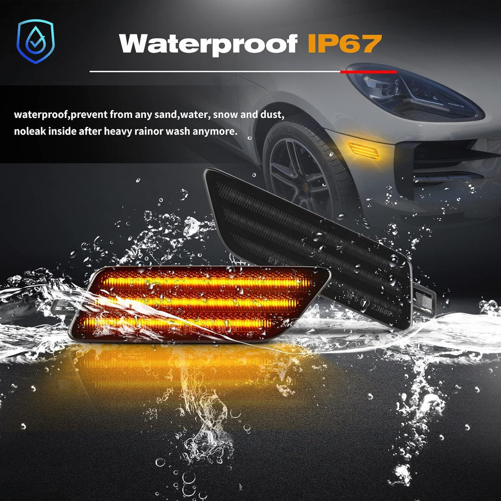 Amber LED Front Bumper Side Marker Light Assembly E213016