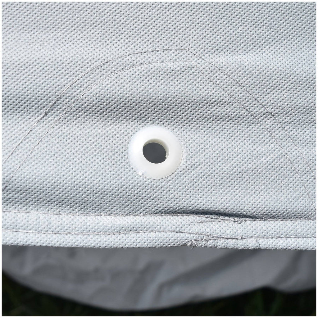 Gray Rain Barrier Car Cover H464810